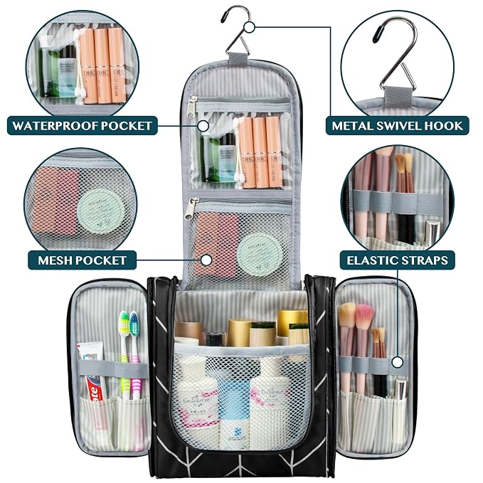 PAVILIA Toiletry Bag Travel Bag - Image 2
