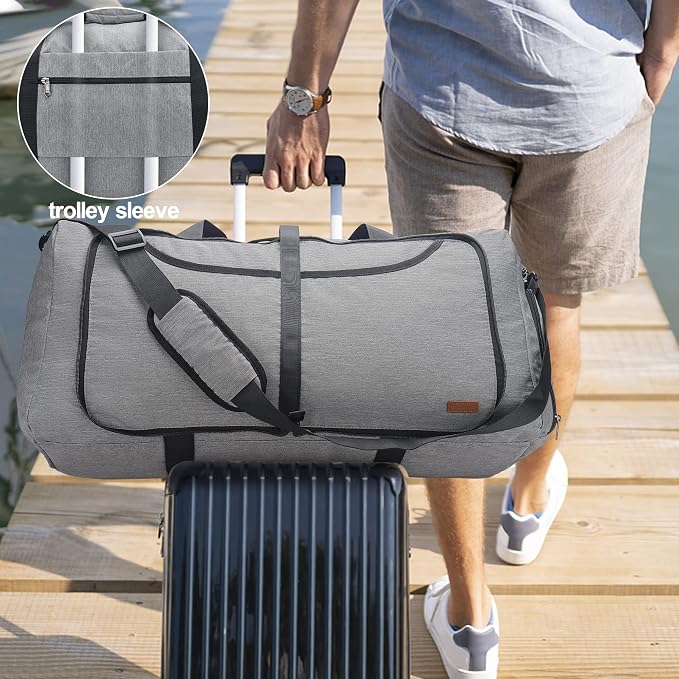 100L Duffle Bag for Travel, Large Foldable Waterproof Travel Duffel Bags - Image 5