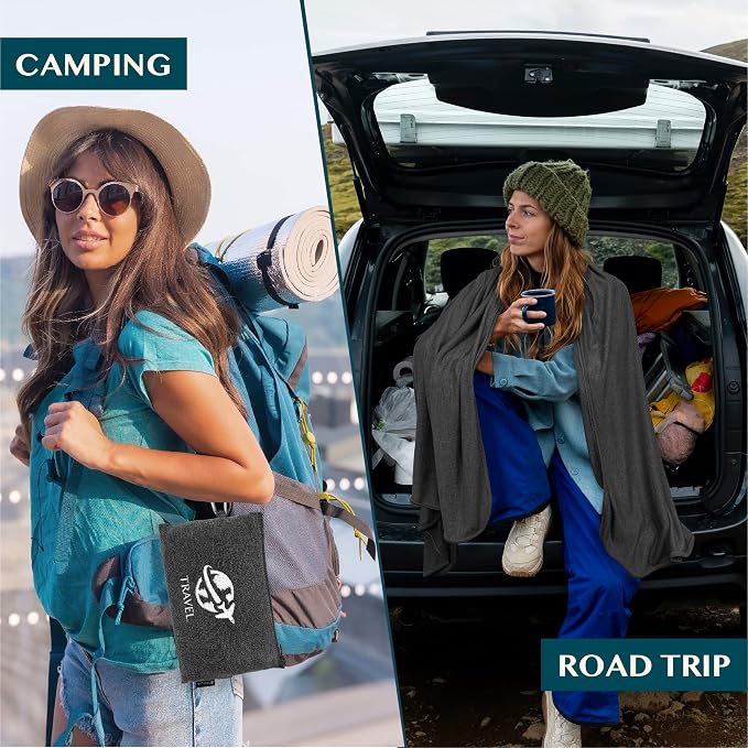PAVILIA Travel Blanket Airplane Compact - Image 4