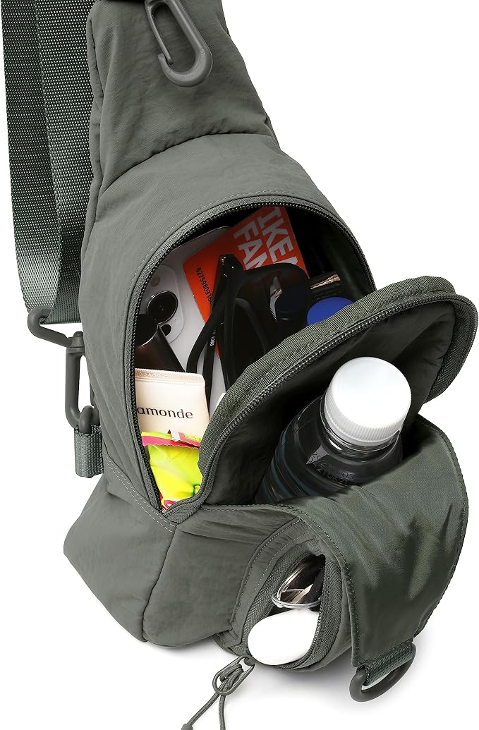 ODODOS Daily Sling Bag with Adjustable Straps Crossbody Chest Bag Lightweight - Image 3