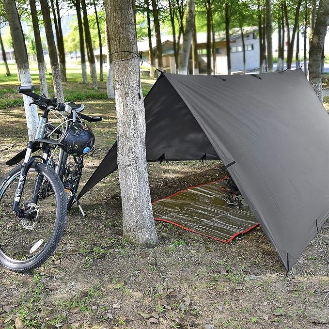 KALINCO Tent Tarp, Picnic Mat Camping Tarp Tent Hammock Tarp, pu Waterproof - Image 7