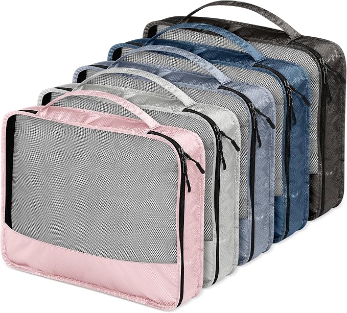 5 Pcs Packing Cubes for Suitcase Large Travel Cubes Carry on Luggage Organizer - Image 5