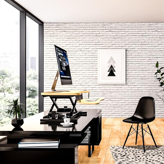 VERSADESK 48 Inch Extra Wide Electric Standing Desk Converter, PowerPro™ Height - Image 3