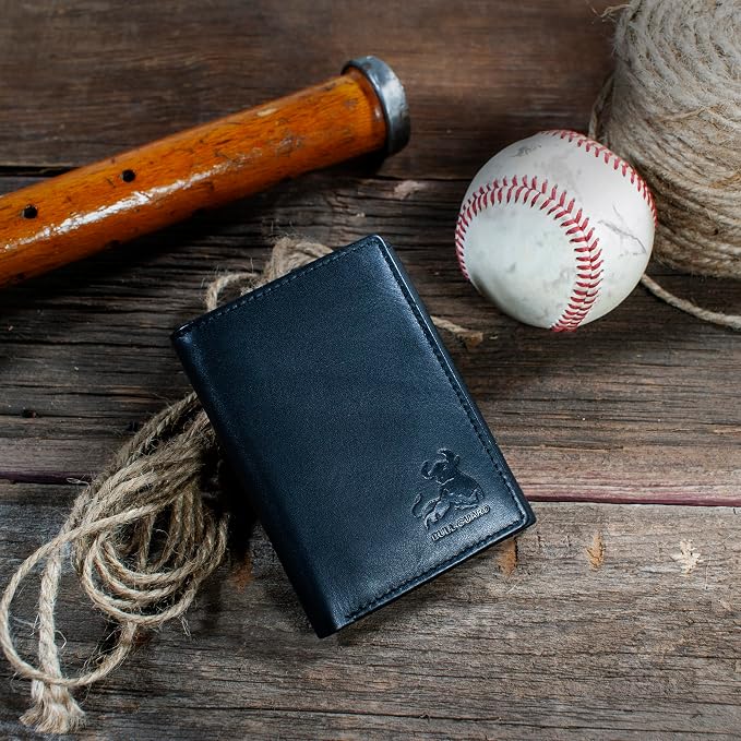 BULL GUARD Genuine Nappa Leather Trifold Wallet - Image 3