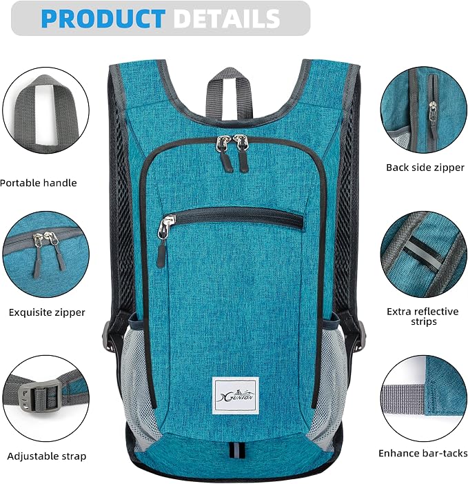 Lightweight Foldable Travel Backpack - 10L Daypack - Image 4