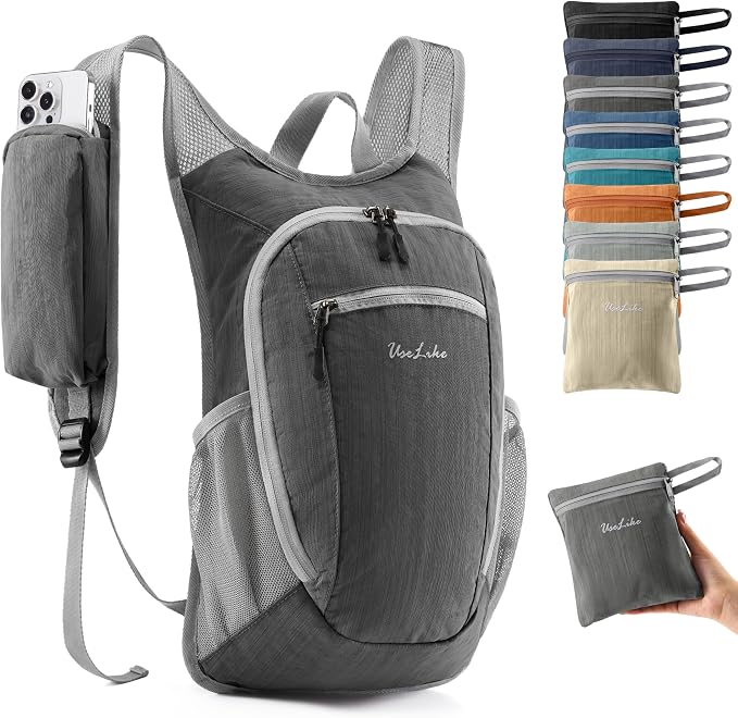10L Small Hiking Backpack Travel Daypack Lightweight Packable Back Pack by Uselike