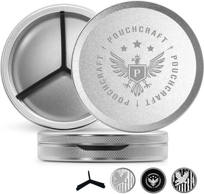 Metal Pouch Can | Metal Container | Slim EDC Pocket Tin | Airtight & by Unknown