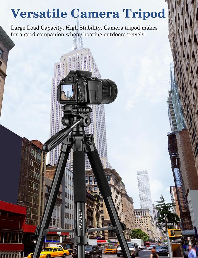 JOILCAN 75" Camera Tripod, Tripod - Image 4