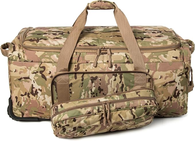 Mountain Land 120L Tactical Duffle Bag Rolling Duffle Bag - Image 2