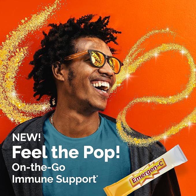 Emergen-C Crystals, On-the-Go Emergen-C Immune Support Supplement - Image 2
