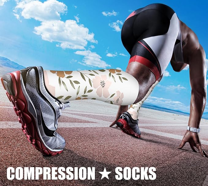 CHARMKING Compression Socks for Women & Men Circulation 15-20 mmHg is Best - Image 3