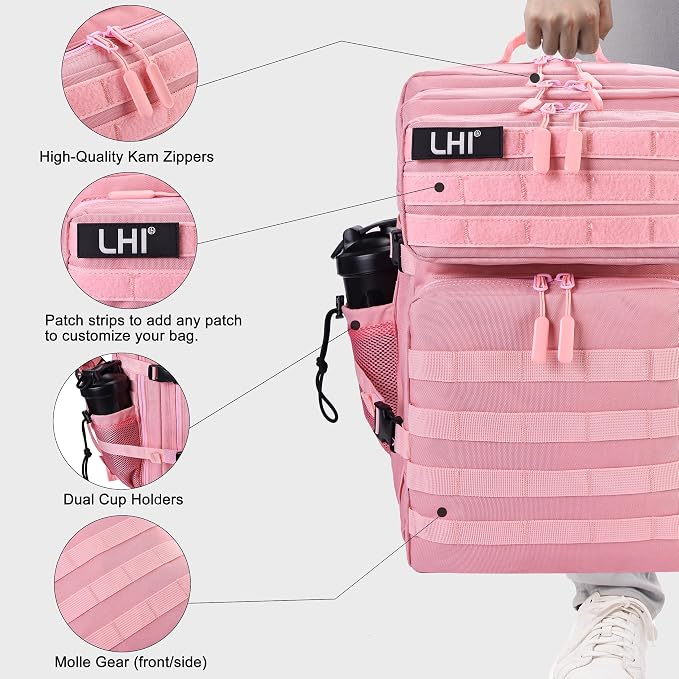 LHI Military Tactical Backpack for Men and Women 45L Army 3 Days Assault Pack - Image 6