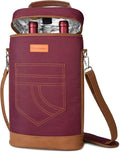Tirrinia 2 Bottle Wine Gift Tote Carrier by Tirrinia