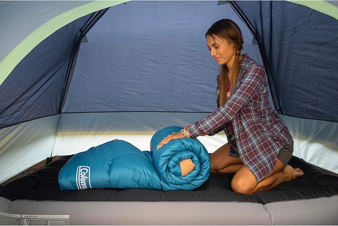 Coleman Brazos 20/30°F Adult Cool-Weather Sleeping Bag - Image 6