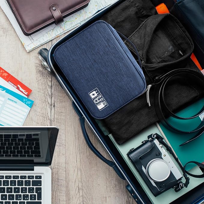 Electronics Organizer Travel Universal Cable Organizer Bag Waterproof - Image 9