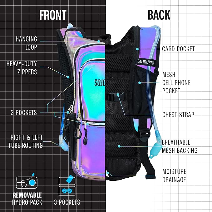 Sojourner Hydration Pack, Hydration Backpack - Image 4