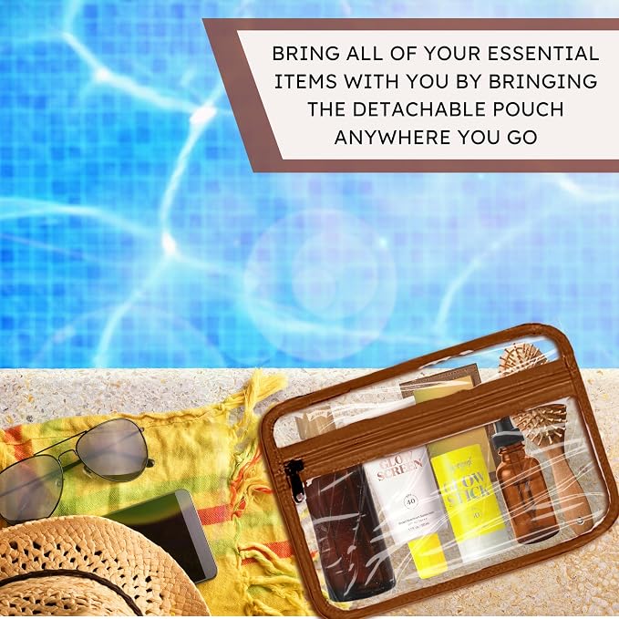 ESSENTE Women's Travel Toiletry Bag - Image 3