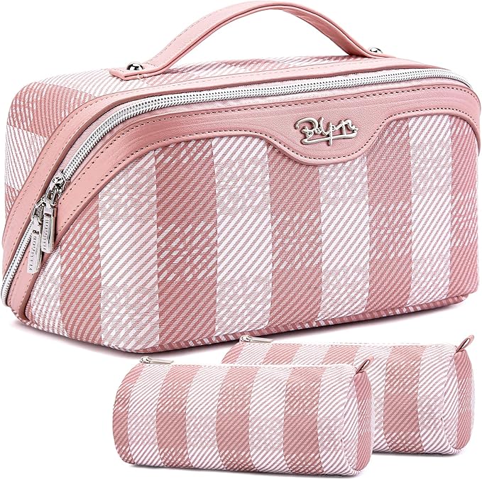 BOYATU Makeup Bag Travel Cosmetic Bag: 3 Pcs Set Portable Make up Bags by BOYATU