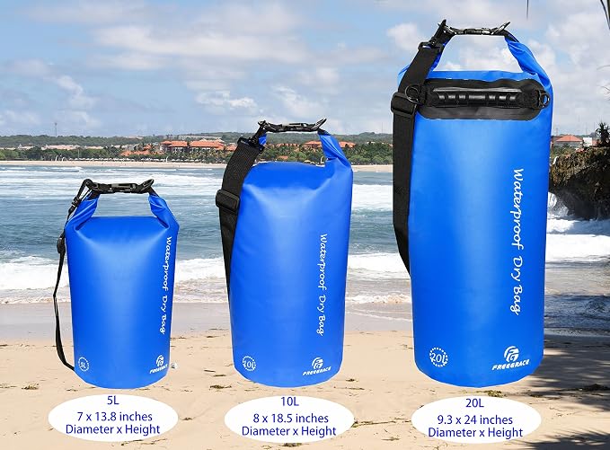 Freegrace Waterproof Dry Bags Set of 3 Dry Bag - Image 2