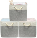 SIMPLE HOUSEWARE Fabric Storage Cubes, 3 Pack by SimpleHouseware