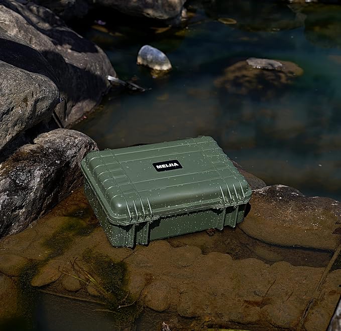 MEIJIA All Weather Portable IP67 Waterproof Protective Case, Hard Camera Case - Image 2
