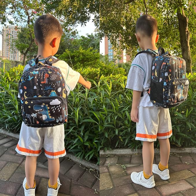 POWOFUN13 inch Kids Toddler Preschool Travel Backpack Cute Cartoon Backpack - Image 5