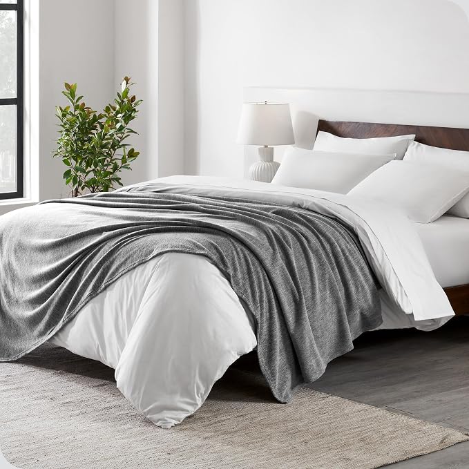 Bare Home Polar Fleece Blanket - Image 2