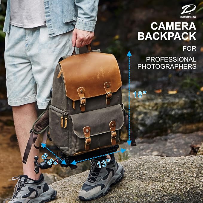 Padwa Lifestyle Coffee Camera Backpack - Image 6