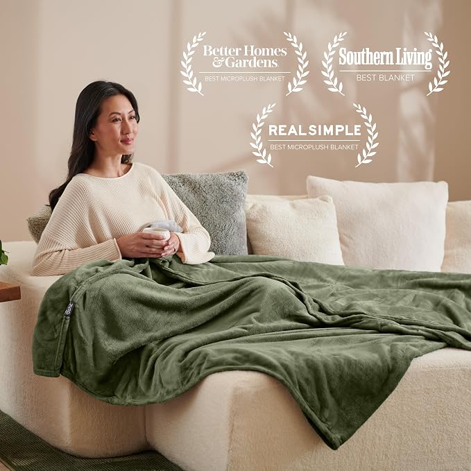 Bare Home Fleece Blanket - Image 5