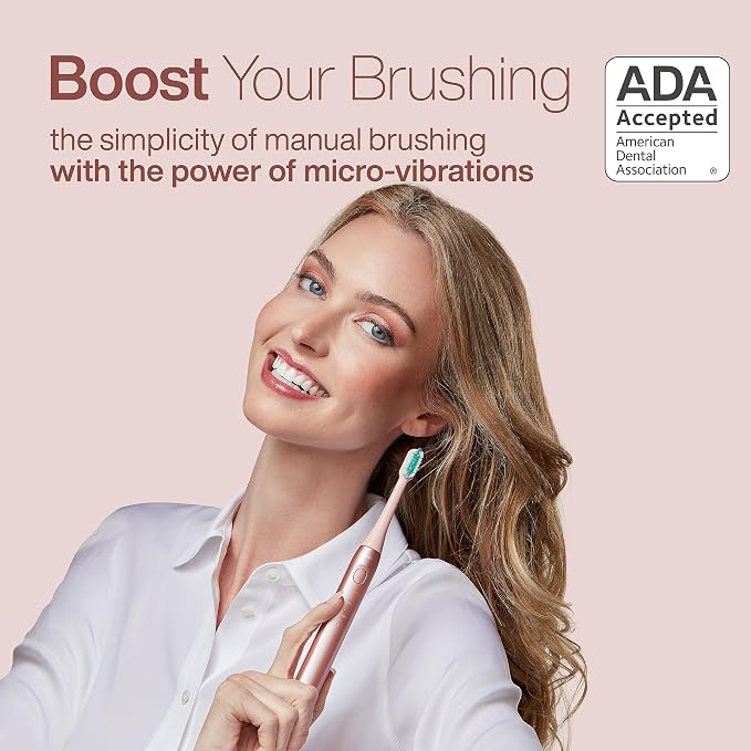 Aquasonic Icon ADA-Accepted Rechargeable Toothbrush | Magnetic Holder & Slim - Image 2