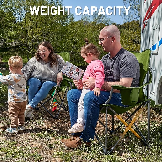 TIMBER RIDGE Oversized Folding Camping Chair - Image 9