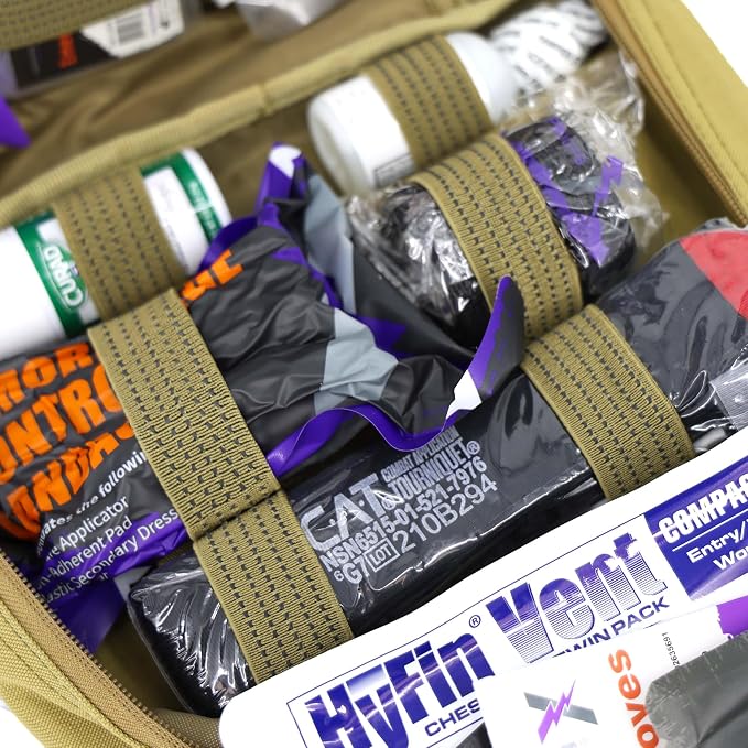 Lightning X Rip-Away Officer's Patrol Tactical Gunshot & Trauma IFAK Kit - Image 3