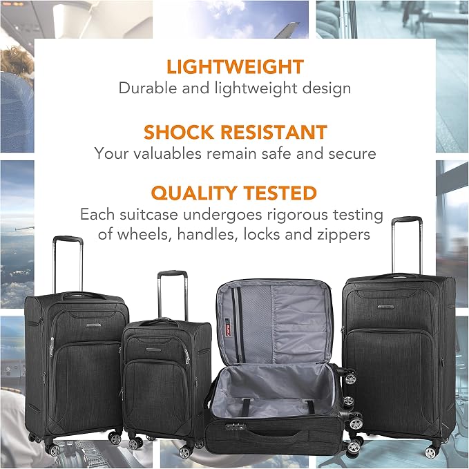 Cantor Ultra Lightweight Softside Luggage - Image 5