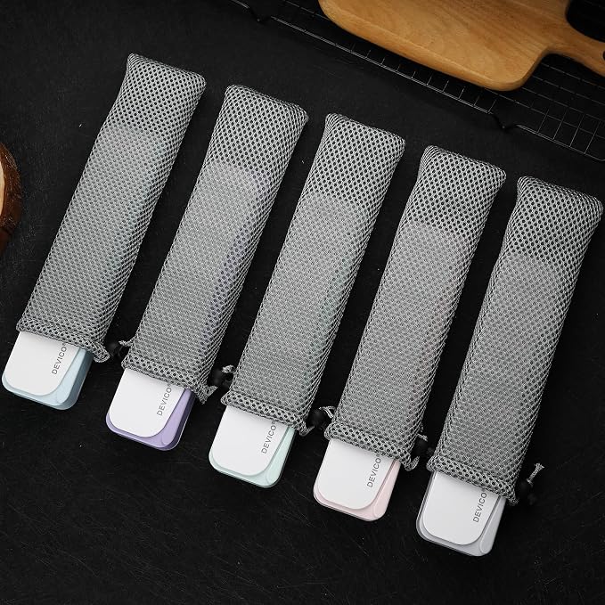 DEVICO Travel Utensils With Case, 18/8 Stainless Steel Camping Utensils - Image 7