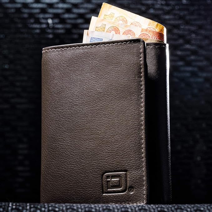 ID Stronghold Men's Leather Trifold Wallet - Image 3