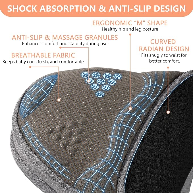 HKAI Baby Hip Carrier, Mom’s Choice Award Winner, Baby Carrier - Image 3