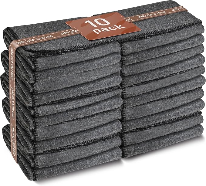 Wool Camping Blanket – 70% Wool Heavy-Duty Military Style Throw, Warm & Washable by JmrUsaInc