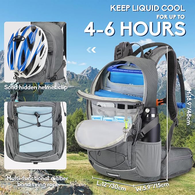 Hydration Backpack 3L Water Bladder, Hiking Water Backpack - Image 3