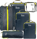 6 Set/3 Set Ultralight Compression Packing Cubes, Suitcase and Backpack Travel by SUITEDNOMAD