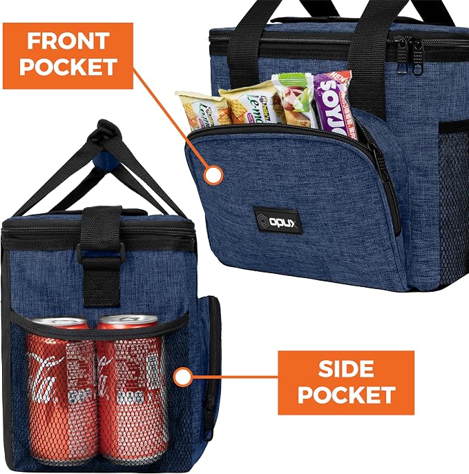 OPUX Soft Cooler Bag, Insulated Collapsible Lunch Cooler Tote - Image 6
