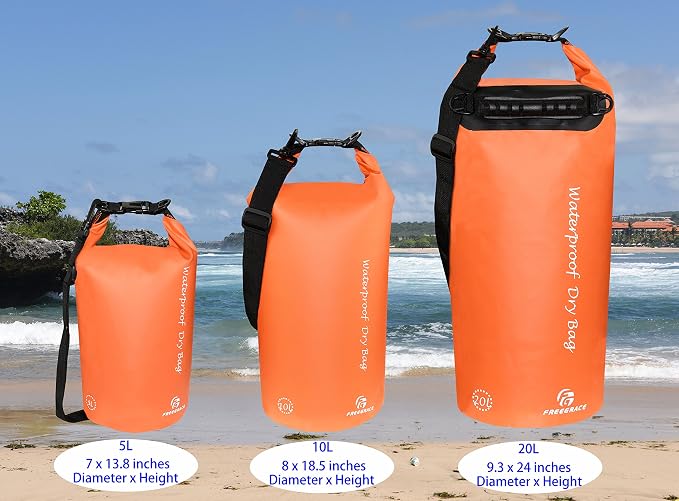 Freegrace Waterproof Dry Bags Set of 3 Dry Bag - Image 2