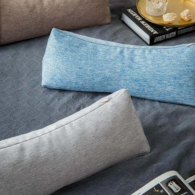 Buckwheat Neck Support Pillow Cervical Neck Cylinder Bolster Pillow, Buckwheat - Image 8
