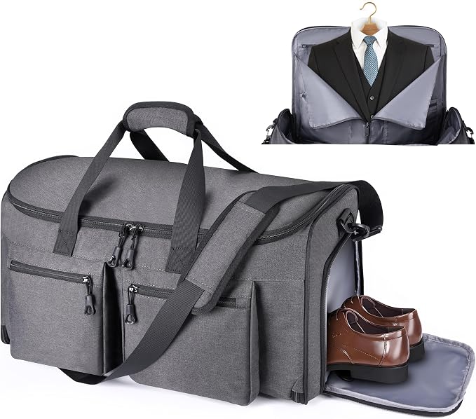Convertible Duffle Bags for Travel Carry On Suit Duffle Bags by HILOMON