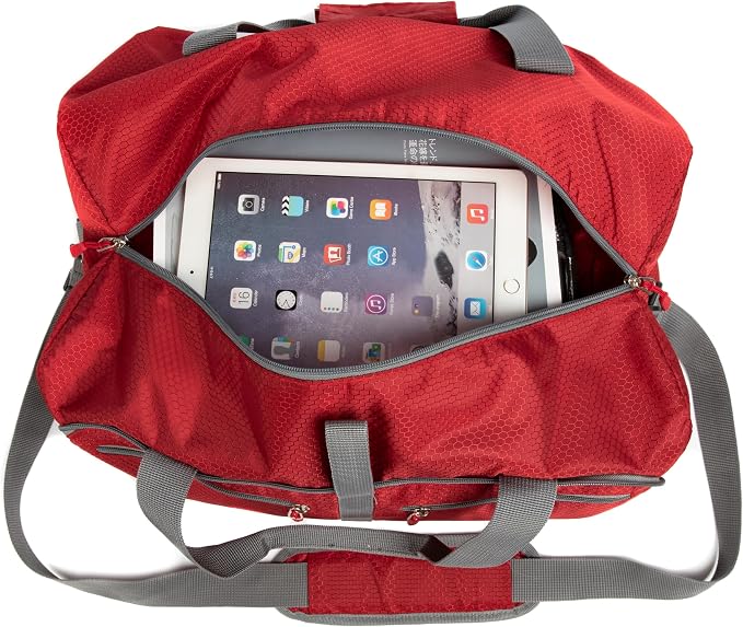Bago Foldable Duffel Bags for Traveling Women & Men - 40L Sports Packable - Image 11