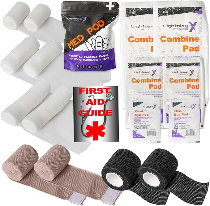 Lightning X EMS/EMT Premium Medical Gauze Bandage Refill Kit - Image 2