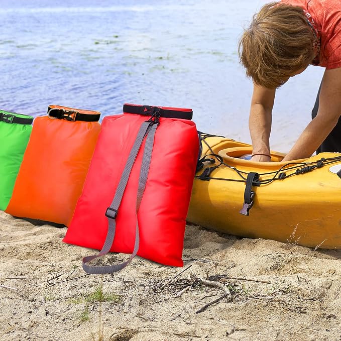 Shappy Waterproof Dry Bag Set 6 Sizes Lightweight Sacks and Long Adjustable - Image 6