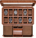 ROTHWELL 12 Slot Leather Watch Box by RothwellSanFrancisco