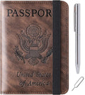 Passport Holder Cover Wallet Travel Essentials Leather Rfid Blocking Case by LOHASLIFE