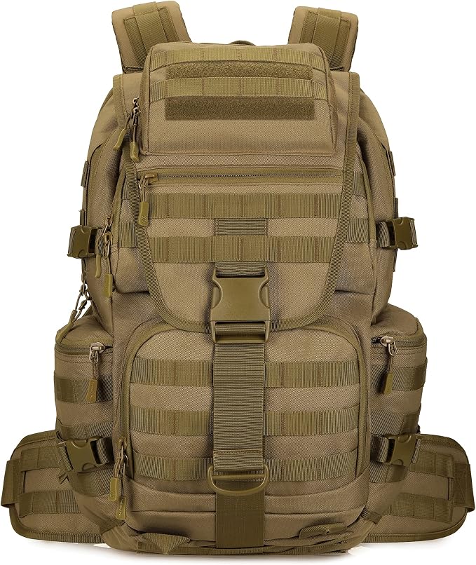 50L Military Tactical Backpack Hiking Waterproof Backpack Large Military Pack 3 by KXBUNQD