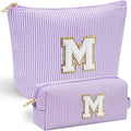 YOOLIFE Purple Cute Travel Makeup Bag by YOOLIFE